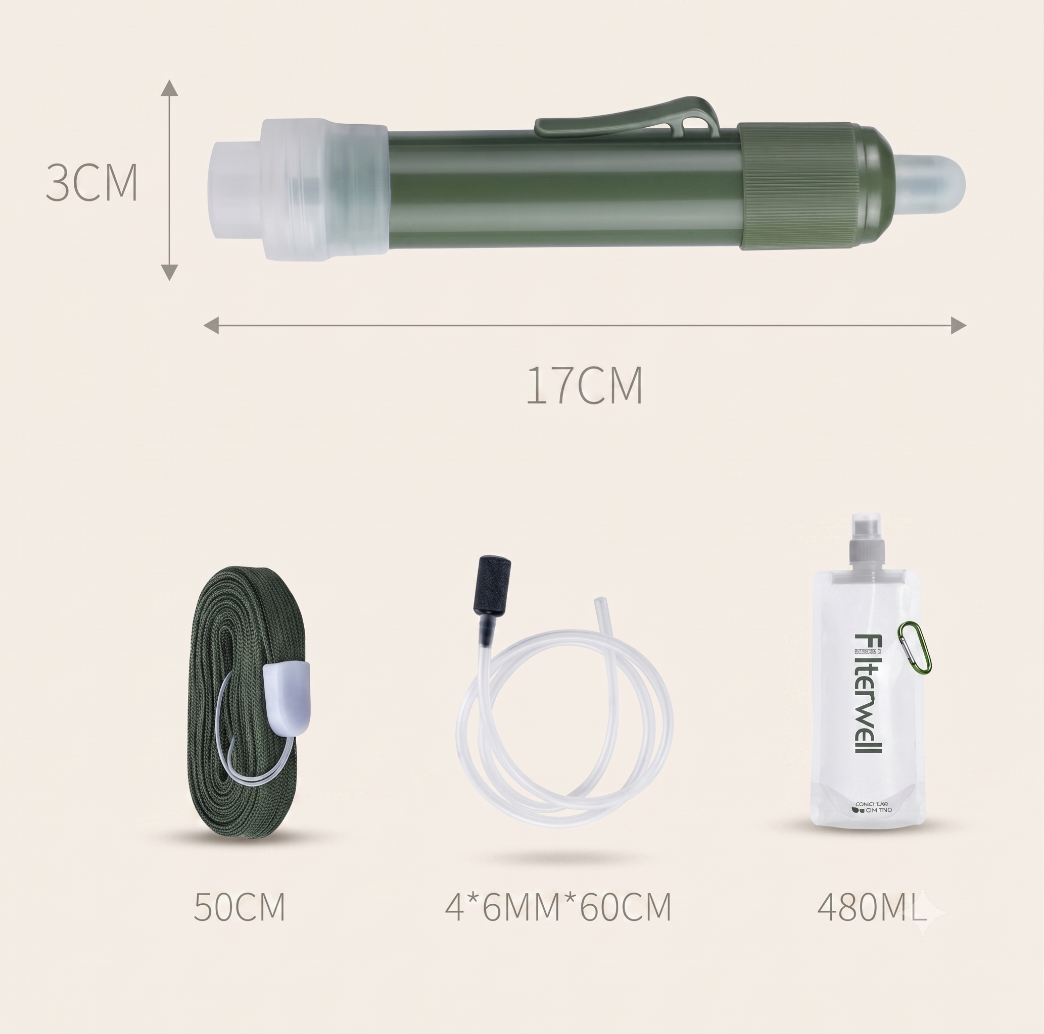 Trail Filter Straw